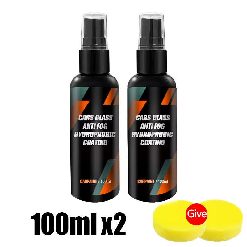 Auto Water Repellent Spray anti Rain Coating for Car Glass Hydrophobic Anti-Rain Car Liquid Windshield Mirror Water Repellent