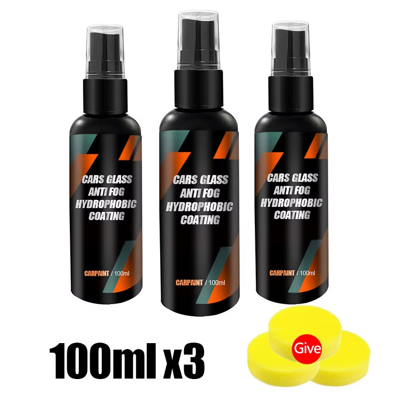 Auto Water Repellent Spray anti Rain Coating for Car Glass Hydrophobic Anti-Rain Car Liquid Windshield Mirror Water Repellent